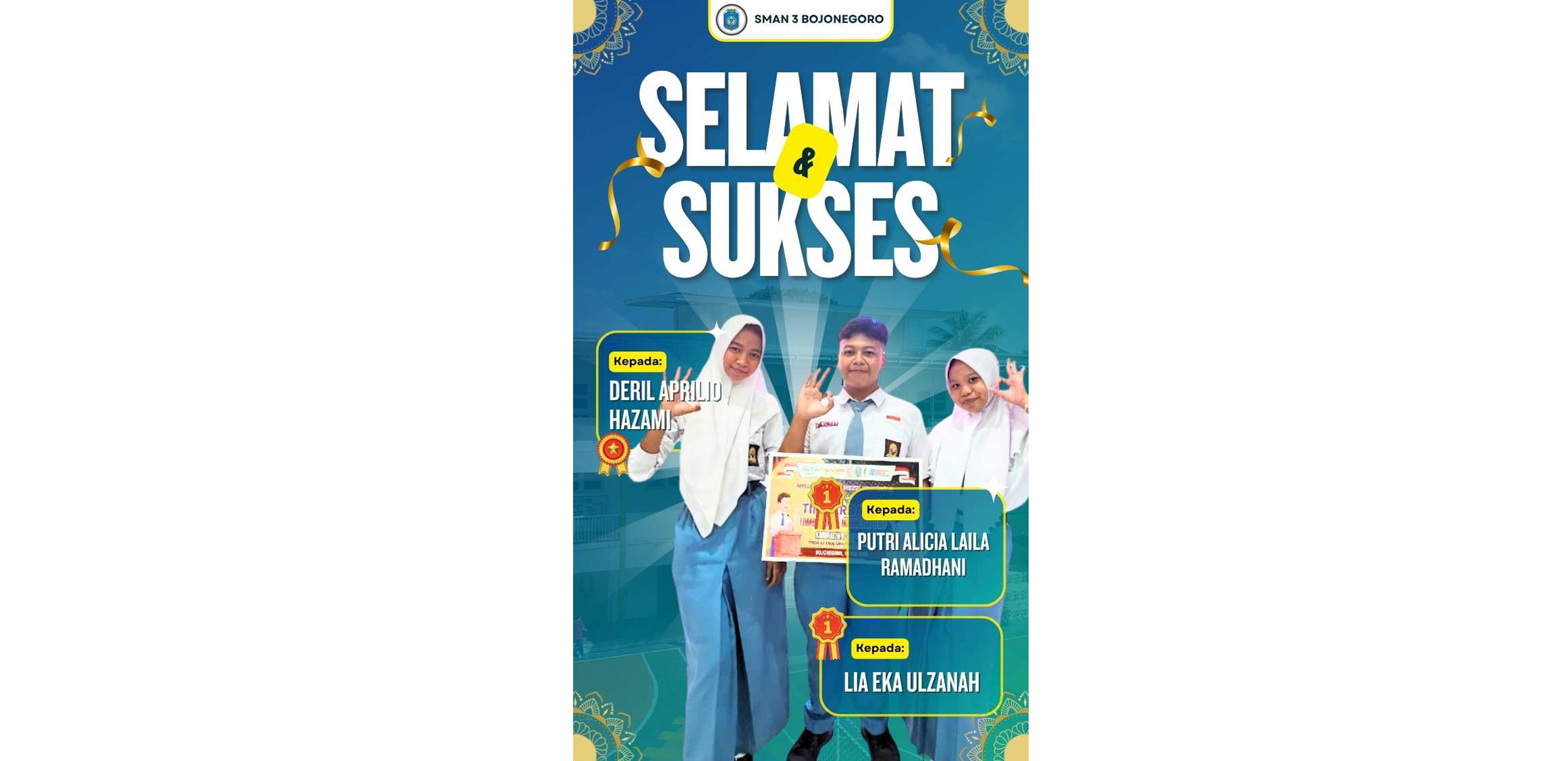 Sukses Raih Gelar Tim Terbaik 3