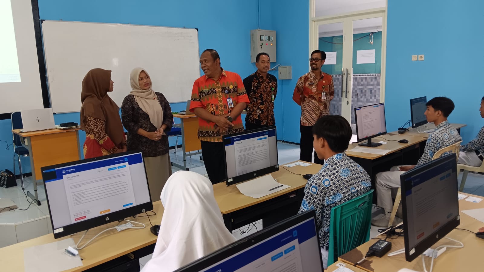 Pelaksanaan TKA di SMAN 3 Bojonegoro